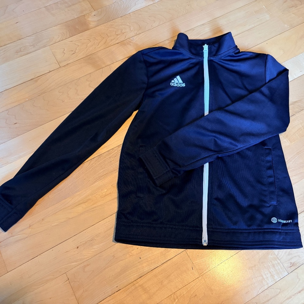 Boy’s Medium Adidas Track Jacket, Windbreaker, Athleisure